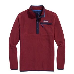 Vineyard Vines Harbor Fleece Quarter-Snap Pullover Style #: 1K004320